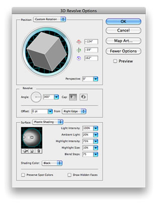 Illustrator 3D Revolve Illustrator 3D Revolve