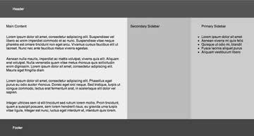 Flexbox con tres columnas